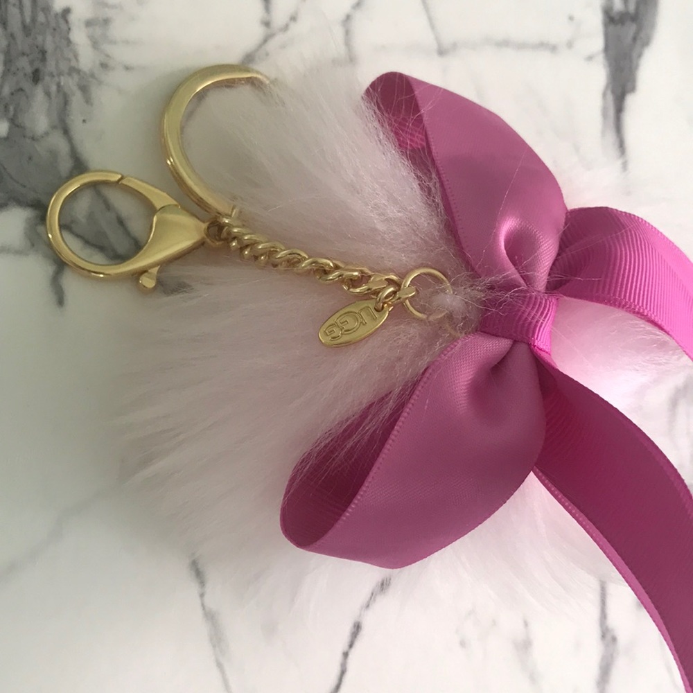 Ugg sheepskin key fob